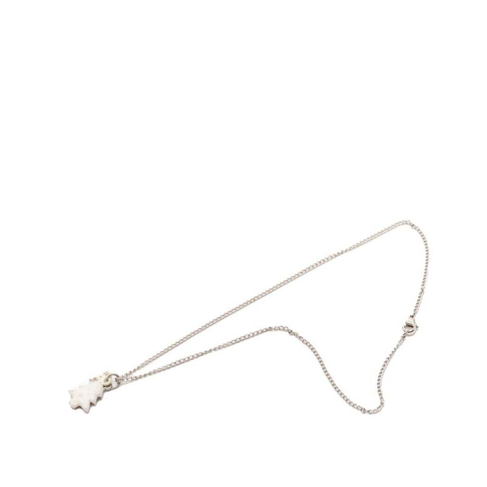 CHANEL White Logo Necklace - Picture 3 of 5